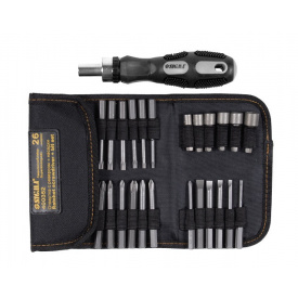 Викрутка + біти 18шт + насадки торцеві 6шт CrV SIGMA (4002111)