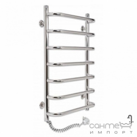 Полотенцесушитель электрический Laris Стандарт П7 450х700 хром подключение правостороннее