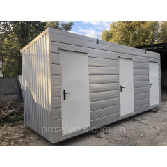 Мобільний громадський туалет 6x2 м Запоріжжя