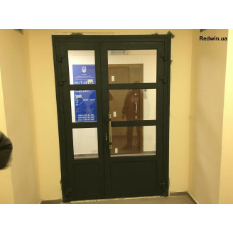 Двері з алюмінію з фарбуванням від заводу виробника в Києві