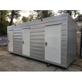 Мобільний громадський туалет 6 * 2м