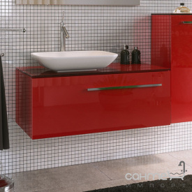 Тумба подвесная под раковину Marsan Oscar 1100х500 правая белый