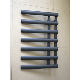 Дизайнерский полотенцесушитель Nice 7/780 серый матовый