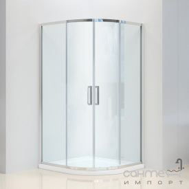 Душевая кабина Dusel A-511 90х90х190 профиль хром, стекло прозрачное