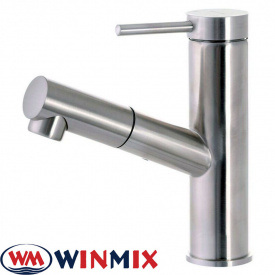 Смеситель для умывальника Winmix Дакс (Chr-001) Польша (нержавеющая сталь)
