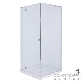 Квадратная душевая кабина Volle Benita 10-22-905L glass профиль хром, стекло прозрачное
