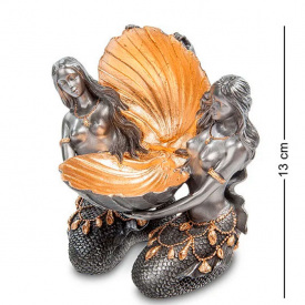 Статуэтка декоративная Русалки с ракушкой Veronese AL32471