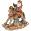 Декоративная статуэтка Санта с малышом на лошадке 13х5.5х14см Bona DP69421 Житомир