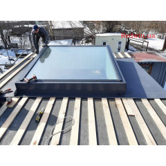 Панорамные окна из алюминия с покраской от производителя. Лубны