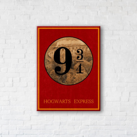 Картина на холсте IBR Hogwarts express 110x145 см