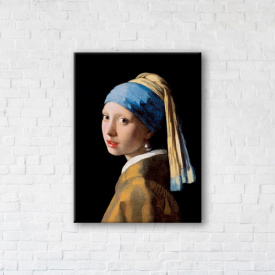 Картина на холсте IBR The girl with pearl (Johannes Vermeer) 110x145 см