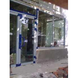 Алюминиевые окна двери с покраской у производителя Киев