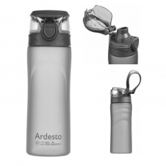 Пляшка для води 600 мл Ardesto AR2205PGY Сіра Луцьк