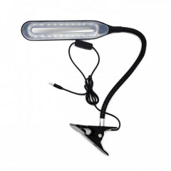 Настільна лампа на прищіпці VigohA світлодіодна x SD 206 гнучка USB Чорна Одеса