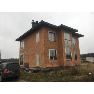 Засклення будинку, вікна та двері Aluron (Польща) з фарбуванням у колір графіт