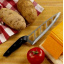 Нож кухонный Aero knife стальной для нарезки с зубчиками Киев