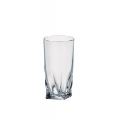 Набор стаканов для воды Bohemia Quadro 2k936-99A44 350 мл 6 предметов Вишневе
