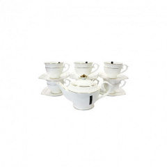 Чайний набір фарфоровий 13 предметів Interos PT0111-A Суми