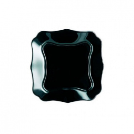 Тарелка Luminarc Authentic Black десертная квадратная 20,5 см 1336 LUM