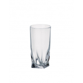 Набор стаканов для воды Bohemia Quadro 2k936-99A44 350 мл 6 предметов