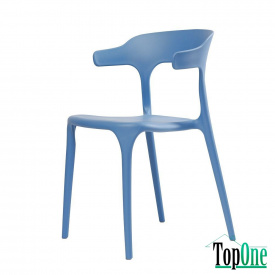 Пластиковый стул Concepto LUCKY, голубой DC715-BLUE