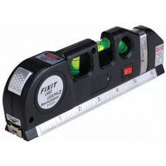Лазерный уровень VigohA c рулеткой и линейкой Fixit Laser Pro 3 Рівне