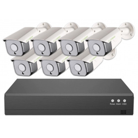 Фото - Комплект IP Видеонаблюдения G.Craftsman на 7 камер 5Мп IMX335 + PoE регистратор + кабель Комплект IP Видеонаблюдения G.Craftsman на 7 камер 5Мп IMX335 + PoE регистратор + кабель