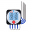 Термометр пищевой электронный 4-х канальный Bluetooth -40-300°C WINTACT WT308B Королёво