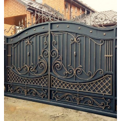 Кованные ворота закрытые 3.40х2.0м Киев Legran Днепр