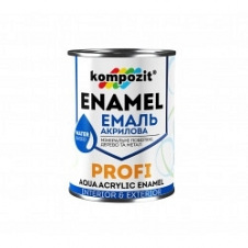 Фото - Эмаль акриловая PROFI белая шелковисто - матовая Kompozit 10 л Эмаль акриловая PROFI белая шелковисто - матовая Kompozit 10 л