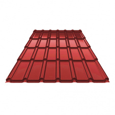 Фото - Металлочерепица Ruukki Decorrey Pural matt BT 0,50 мм RR-29 (Красный) Металлочерепица Ruukki Decorrey Pural matt BT 0,50 мм RR-29 (Красный)