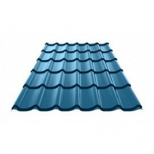 Фото - Металлочерепица Ruukki RanTech M3940 Polyester 0,40 мм RAL-5005 (Синий) Металлочерепица Ruukki RanTech M3940 Polyester 0,40 мм RAL-5005 (Синий)
