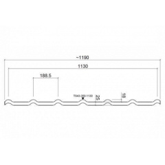 Металочерепиця Ruukki Decorrey Polyester 0,45 мм RR-32 (Лісовий горіх) Гуляйполе