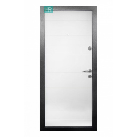 Вхідні двері ПУ-179 дуб пломбір Вулиця Метал/МДФ 860х960х2050