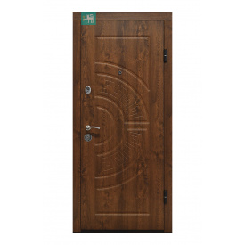 Входная дверь ПО-08 Золотой дуб МДФ/МДФ 860х960х2050