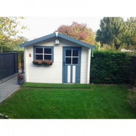 Сучасний сарай, господарський блок для дачі з дерева 3.3х2,4 м. від виробника Modern barn - 05