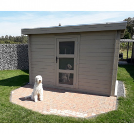 Сучасний сарай, господарський блок для дачі з дерева 3.3х2,4 м. від виробника Modern barn - 04