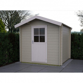 Сучасний сарай, господарський блок для дачі з дерева 2.4х2,4 м. від виробника Modern barn - 02