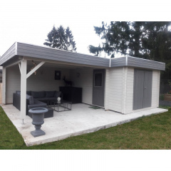 Хозблок из дерева 6.5х4,0 м. Modern barn - 80 Сумы