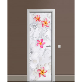 Наклейка на двері Zatarga «Струмок медитацій» 650х2000 мм вінілова 3Д наклейка декор самоклеюча