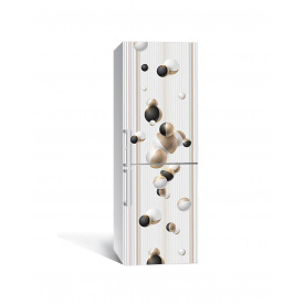 Наклейка на холодильник Zatarga «Геометрическое трио» 650х2000 мм виниловая 3Д наклейка декор на кухню