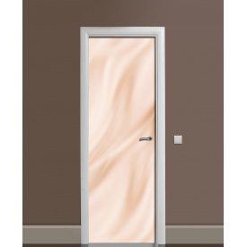 Наклейка на дверь Zatarga «Розовый шёлк» 650х2000 мм виниловая 3Д наклейка декор самоклеящаяся