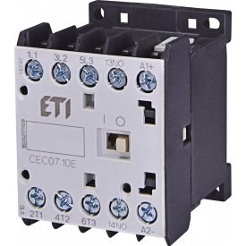 Миниатюрный контактор ETI 004641102 CEC 09.10-24V DC (9A; 4kW; AC3)