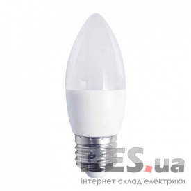 Лампа светодиодная свеча C37 6W E27 2700K LB-737 Feron