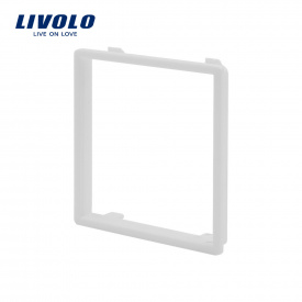 Ободок розетки Livolo білий (VL-DF101-11)