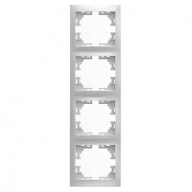 Четверна рамка Lezard Mira вертикальна Біла (701-0200-154)