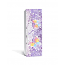 Наклейка на холодильник Zatarga "Красочные Бабочки" 650х2000 мм