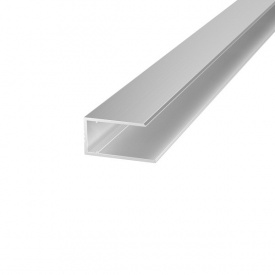 Алюминиевый профиль торцевой для поликарбоната АЛЮПРО 23х12х4200 мм Без покрытия ПАС-3534