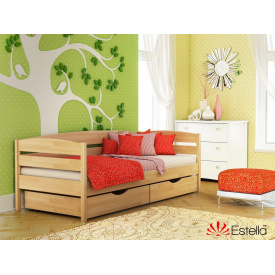 Дитяче ліжко Estella Нота Плюс 80x190 см одномісна дерев'яна бук натуральний-102