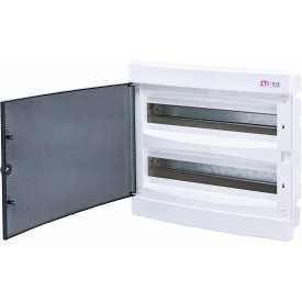 Встраиваемый щиток ETI 001101083 ECМ 2x18PT 36 М с прозрачной дверцей